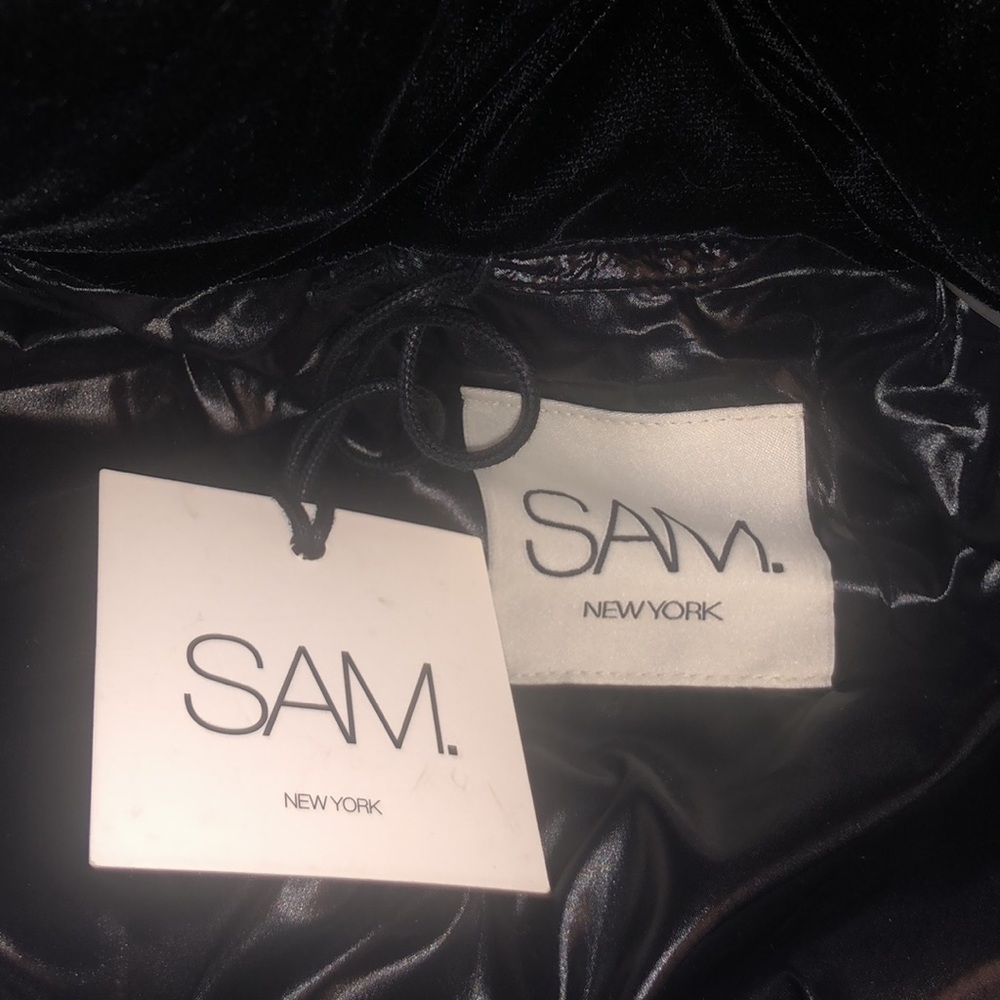 SAM. SOPHIA VELVET BOMBER - Picture 8 of 10
